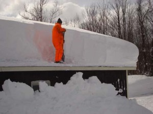 Flat Roof Snow Removal